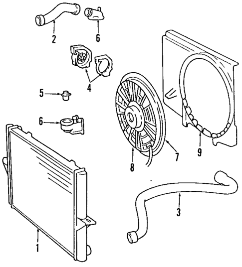 Cooling System for 1995 Volvo 850 #0