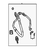 NL3Z19867C - HVAC: Suction Hose for Ford Image
