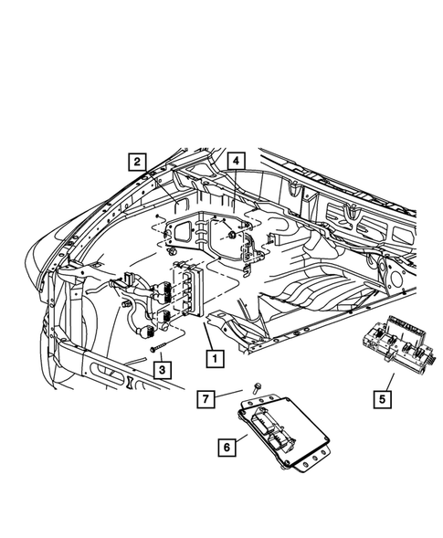 Keys, Modules and Engine Controllers for 2011 Ram 1500 #2