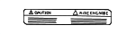 21599EA000 - Body: Caution Label for Nissan Image