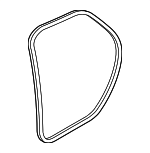 4H4833721G - : Weather-Strip On Body for Audi Image