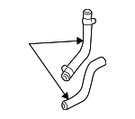 YL8Z3A714EA - Steering: Tube Assembly for Mercury: Mariner Image