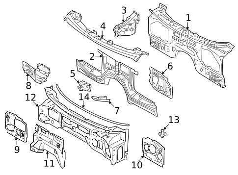 Cowl for 2011 BMW X5 #0