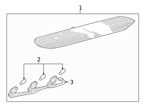 High Mounted Stop Lamp for 2002 Toyota MR2 Spyder #0
