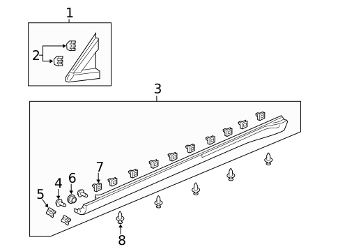 Bumper & Components - Front for 2021 Honda Clarity #9