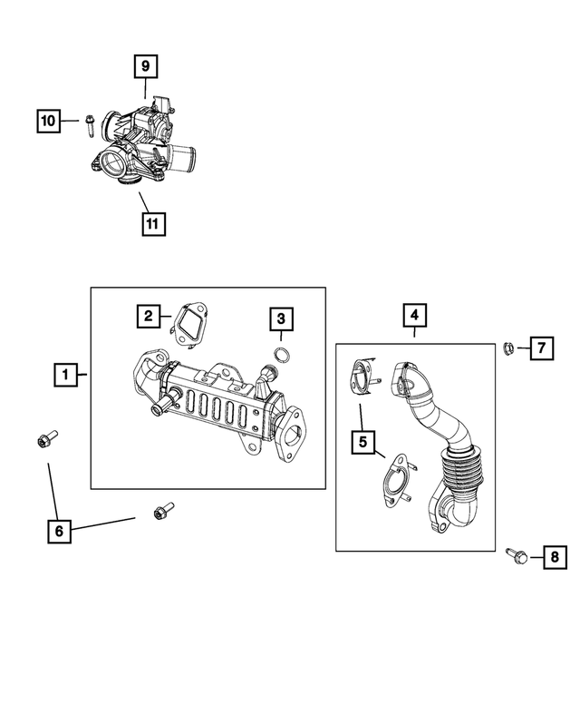 5281546AC - Emission Controls: Egr Cooler for Mopar Image