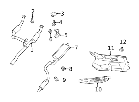 Exhaust Components for 2007 Dodge Nitro #0