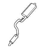 52109806AI - : Muffler &amp; Pipe for Dodge: Nitro Image