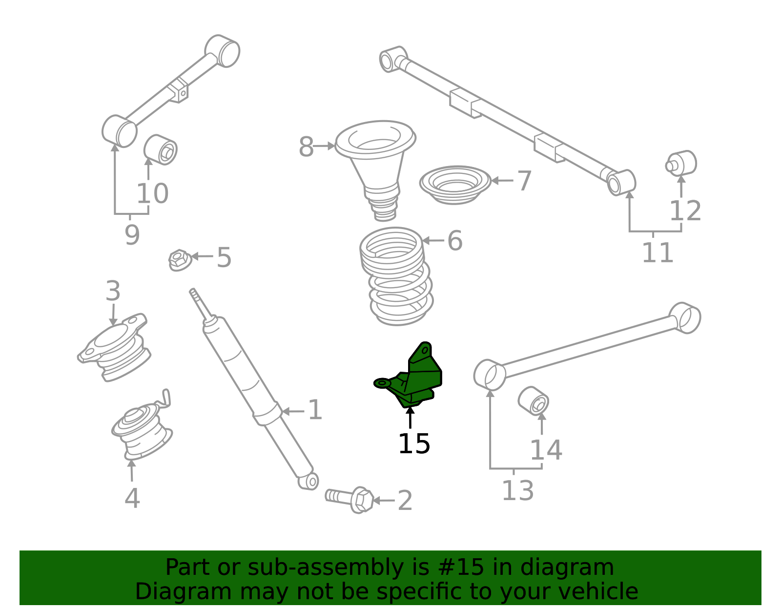 2024-2025 Toyota Suspension Control Arm Bumper 48344-60050 | Toyota ...