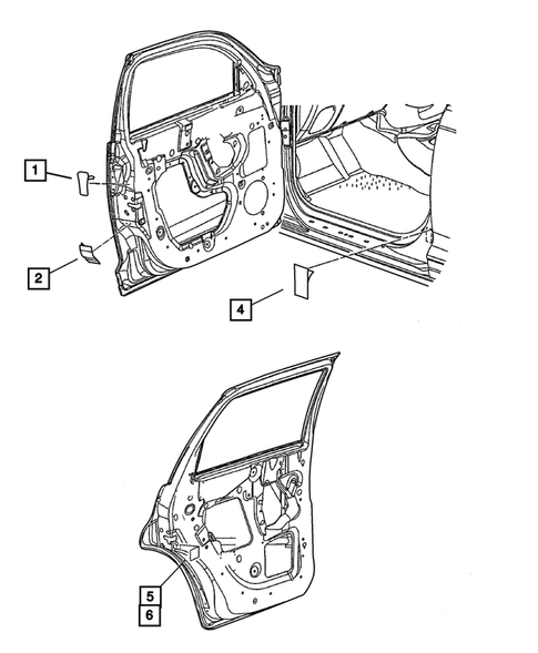 Doors for 2003 Chrysler PT Cruiser #0