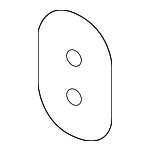 72133XC04A - HVAC: Heater Core Insulator for Subaru Image