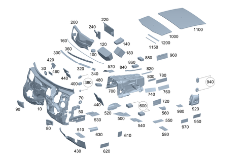 Damping in Passenger Compartment for 2024 Mercedes-Benz E350 #0