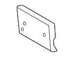 751010C020 - Body: License Bracket for Toyota: Sequoia Image