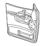 1L2Z9823943AAB - Body: Door Trim Panel for Ford: Explorer Sport Image