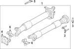 PR3Z4R602G - : Drive Shaft Assembly for Ford: Mustang Image