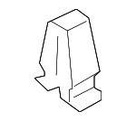 TK4868132 - Body: Windshield Pillar Trim Retainer for Mazda: CX-30, CX-50, CX-70, CX-9, CX-90, MX-30 EV Image