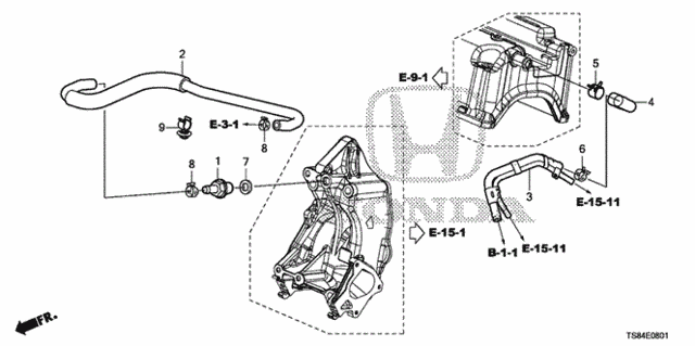 Breather Tube (2.4L) for 2012 Honda Civic #0