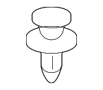 9130754 - Body: Bumper Cover Rivet for Cadillac: Catera | Saturn: Astra Image