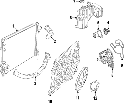 Cooling System for 2016 Dodge Challenger #0
