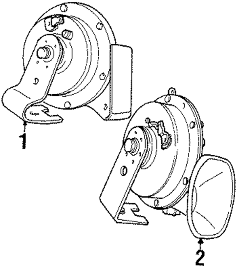 Horn for 1999 Dodge Stratus #0
