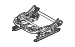 52105A48582 - Body: Seat Frame for BMW Image