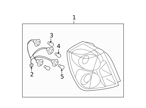 Combination Lamps for 2004 Suzuki Forenza #0