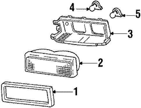 Bulbs - Chassis for 1991 Buick LeSabre #0