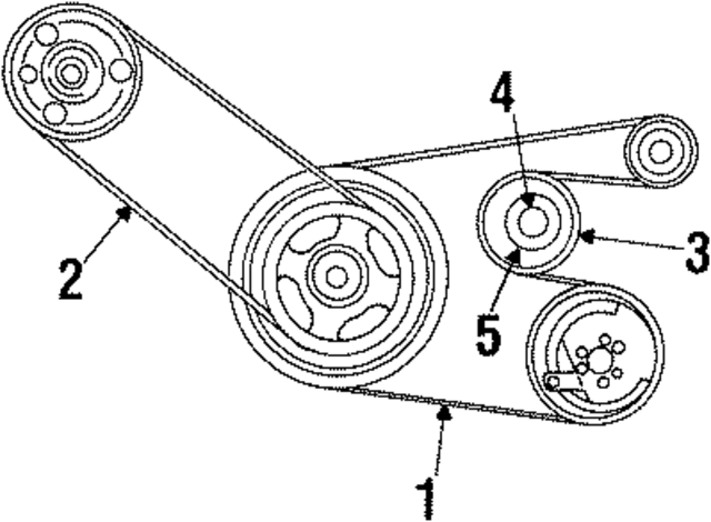 4573974AG - : Drive Belt for Mopar Image