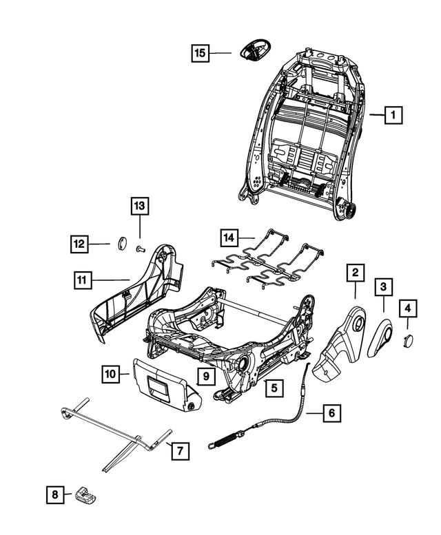 1VB64JXWAA - : Screw Cover Cap for Mopar Image