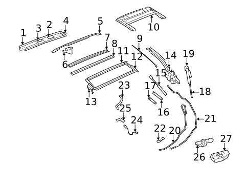 Motor & Components for 2010 Chrysler Sebring #1