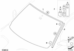 51313448374 - : Clip, Drip Molding for BMW Image