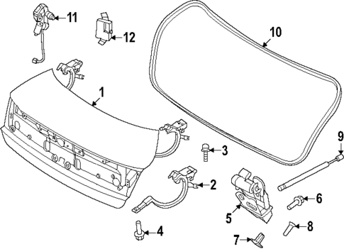 Lid & Components for 2025 Hyundai Sonata #0