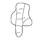 4B086771901C - Body: Front Trim for Audi: A6, A6 Quattro, Allroad Quattro, S6 Image