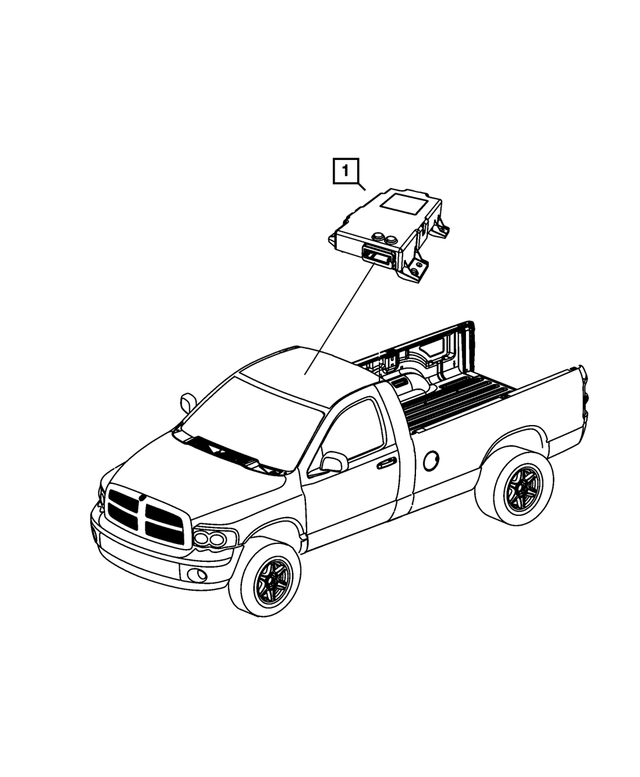 68105821AB - Electrical: Compass Module for Mopar Image image