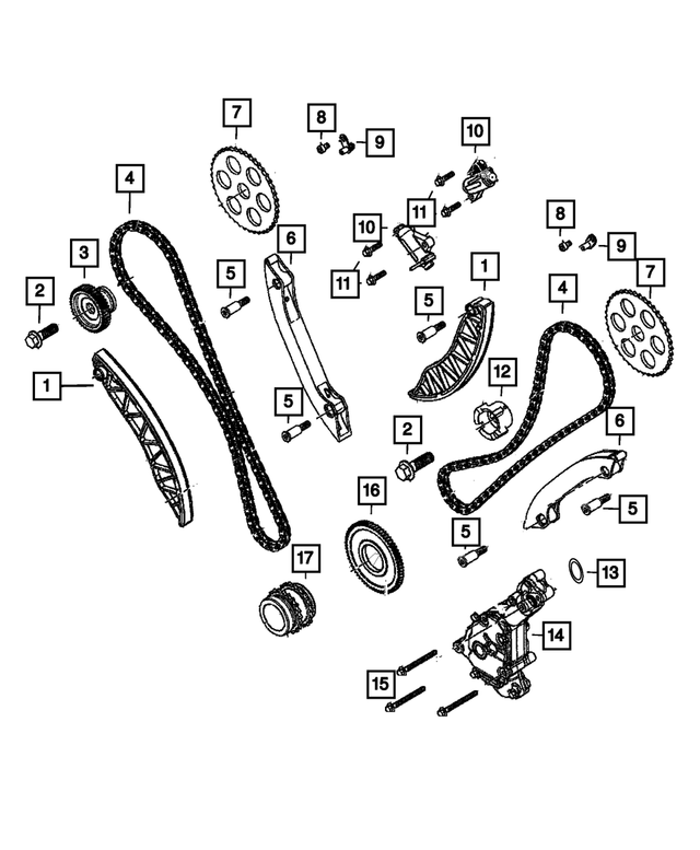 68289932AA - 3.0L Turbo Diesel; Engine: Injection Pump Gear for Mopar Image