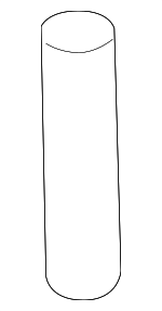 17381S5AA30 - Emission System: Pressure Sensor Tube for Honda: Civic Image