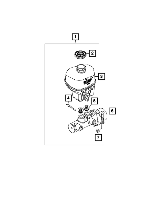 5183872AA - Service Brakes: Hex Lock Nut, Mounting for Mopar Image