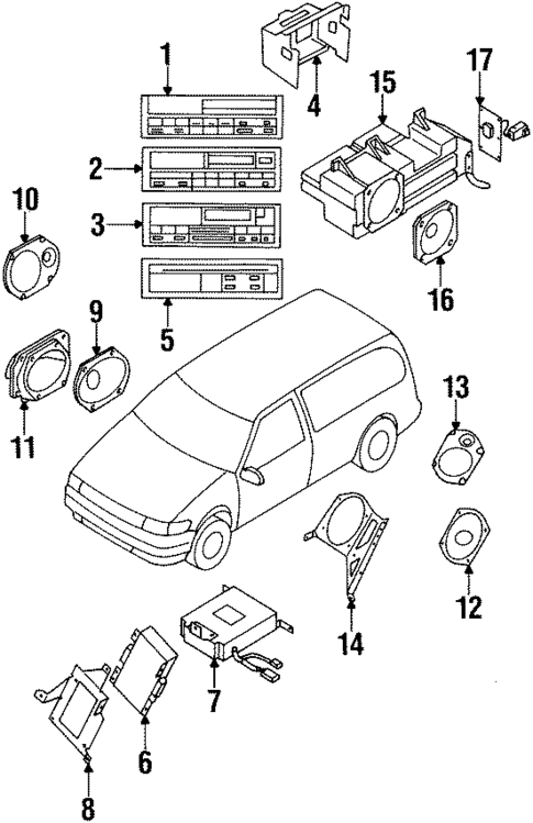 Sound System for 1994 Nissan Quest #0