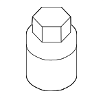 84436JJ50A - : Hinge Assembly Pin for INFINITI: G37, Q60 Image