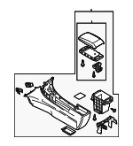 BBM464420L02 - : Console Assembly for Mazda: 3 Image