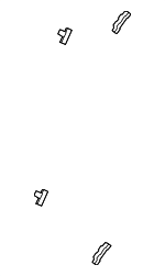 7403A106 - Body: Drip Molding Clip for Mitsubishi: Outlander Image