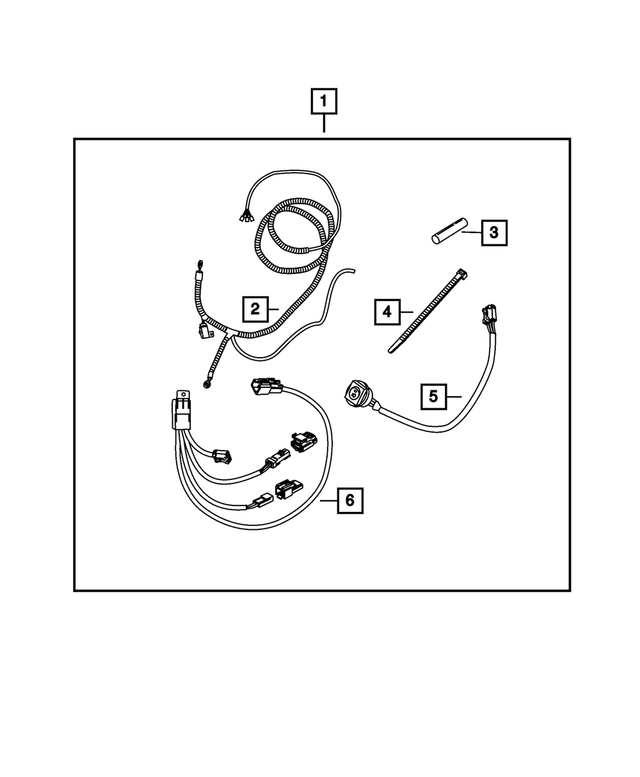 « 68046310AA – Mopar Accessories - Component Parts : Fixation Bride pour Mopar Image »