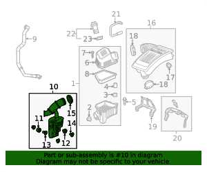 2010-2017 GM Intake Duct 23497383 | OEM Parts Online