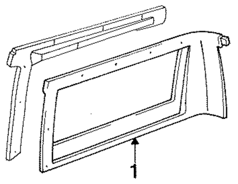 Interior Trim - Side Panel for 1986 Dodge B350 #1
