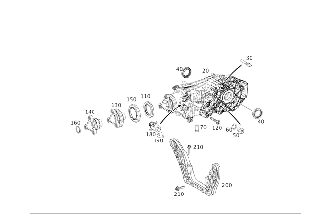 246353090064 - : Repair Kit, Holder for Mercedes-Benz Image