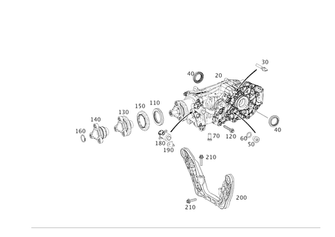 Rear Axle Housing with Differential for 2020 Mercedes-Benz GLA250 #0