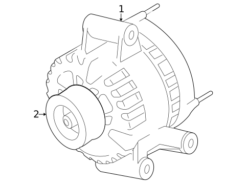 Alternator for 2010 Mazda Tribute #0