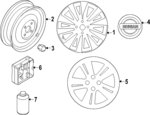 403007LA0B - : Wheel, Steel for Nissan: Kicks Image