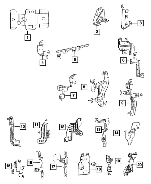 68351724AC - : Wiring Bracket for Mopar Image