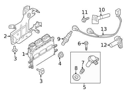 Ignition Coil for 2014 Lincoln MKZ #0